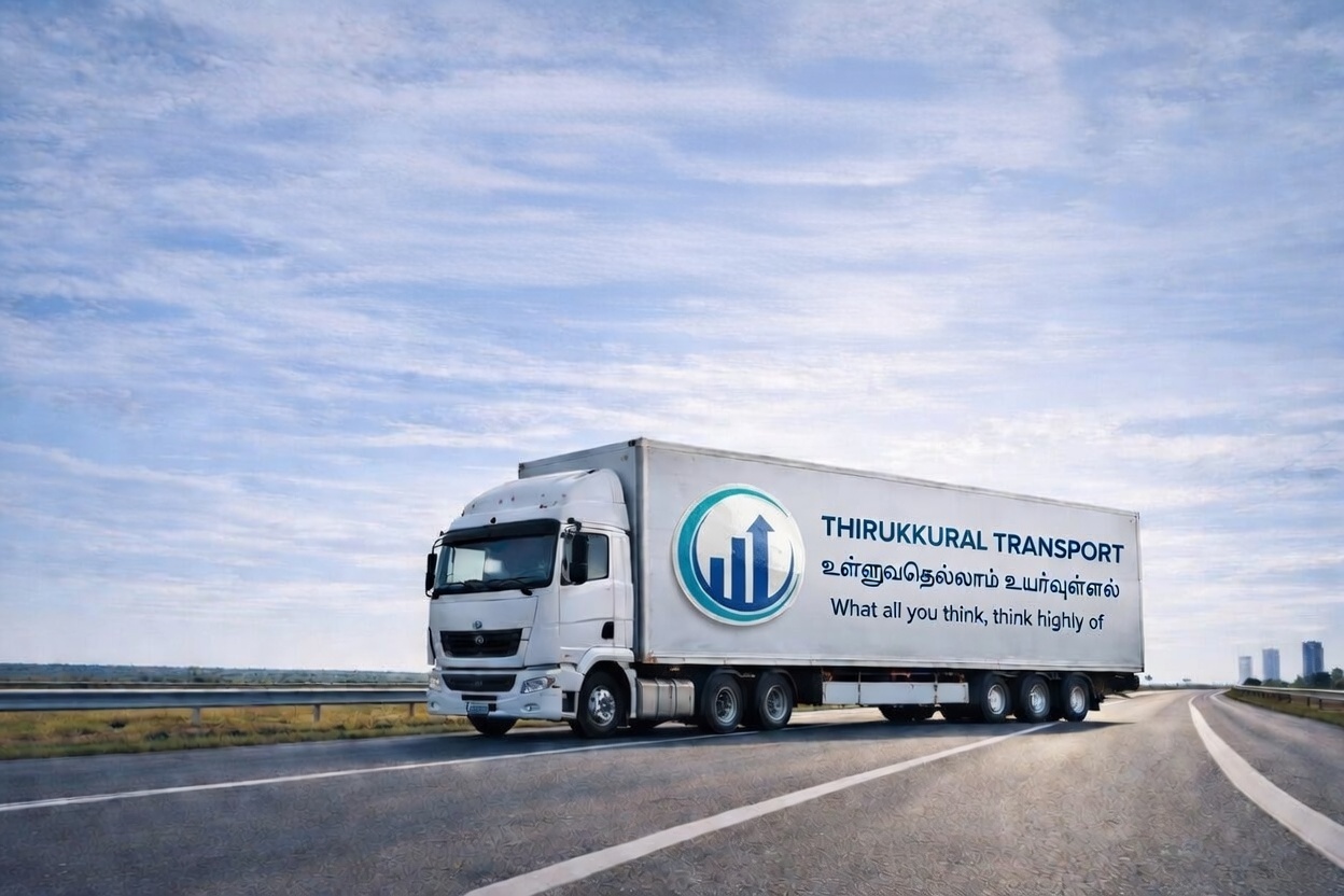 Truck on the highway representing our mission
